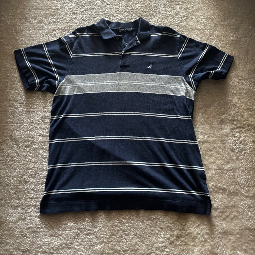 Nautica medium collared shirt
